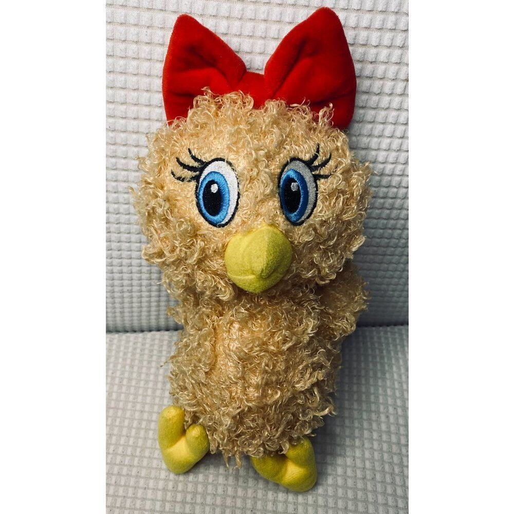 Frizzle chicken pancake coop plush